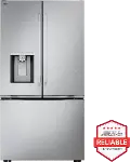 LF24Z6530S LG 24 Cu Ft French Door Refrigerator - Counter Depth Stainless Steel
