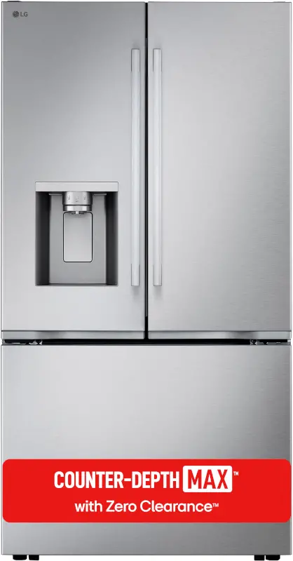 LF24Z6530S LG 24 Cu Ft French Door Refrigerator - Counter Depth Stainless Steel-2