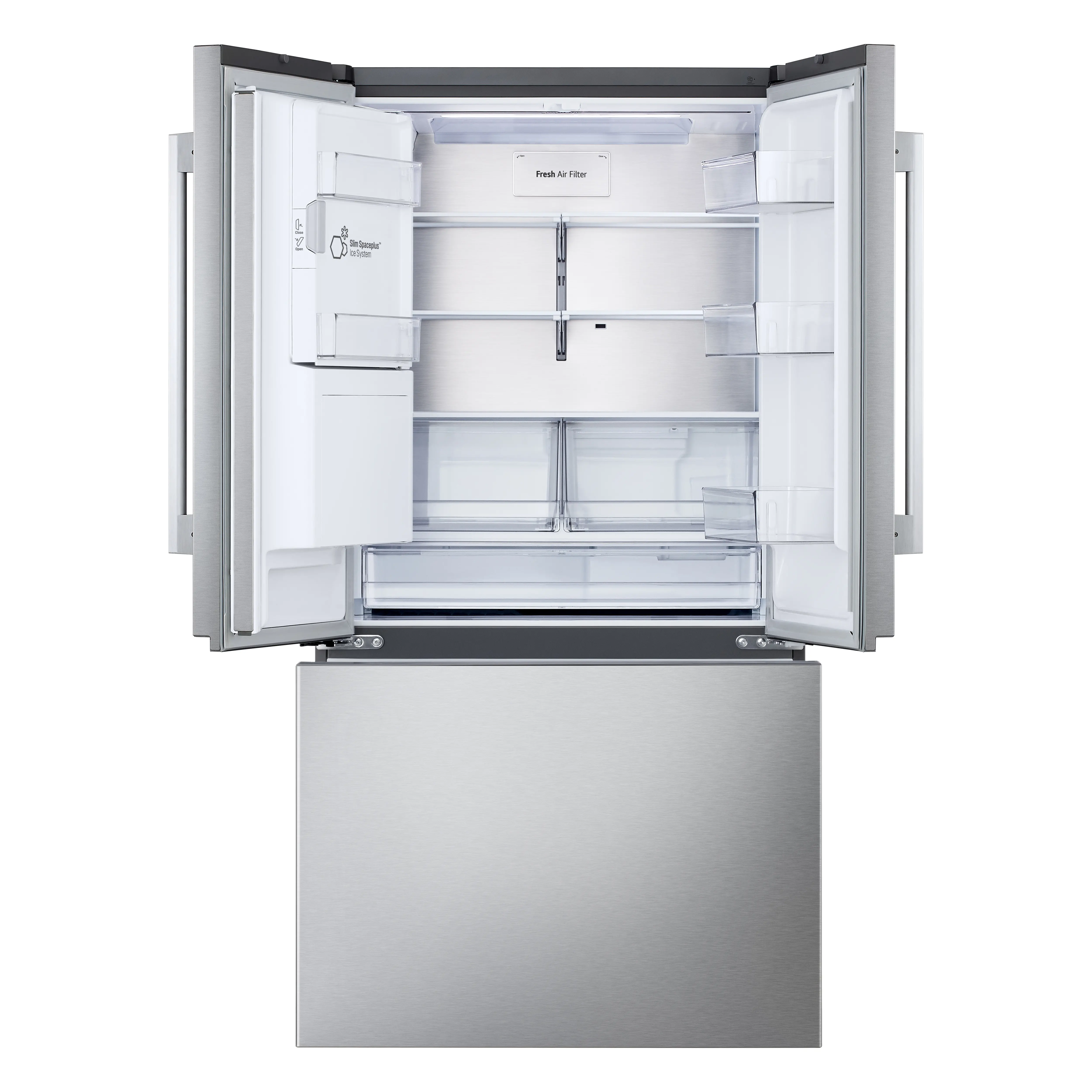 LF24Z6530S LG 24 Cu Ft French Door Refrigerator - Counter Depth Stainless Steel-4