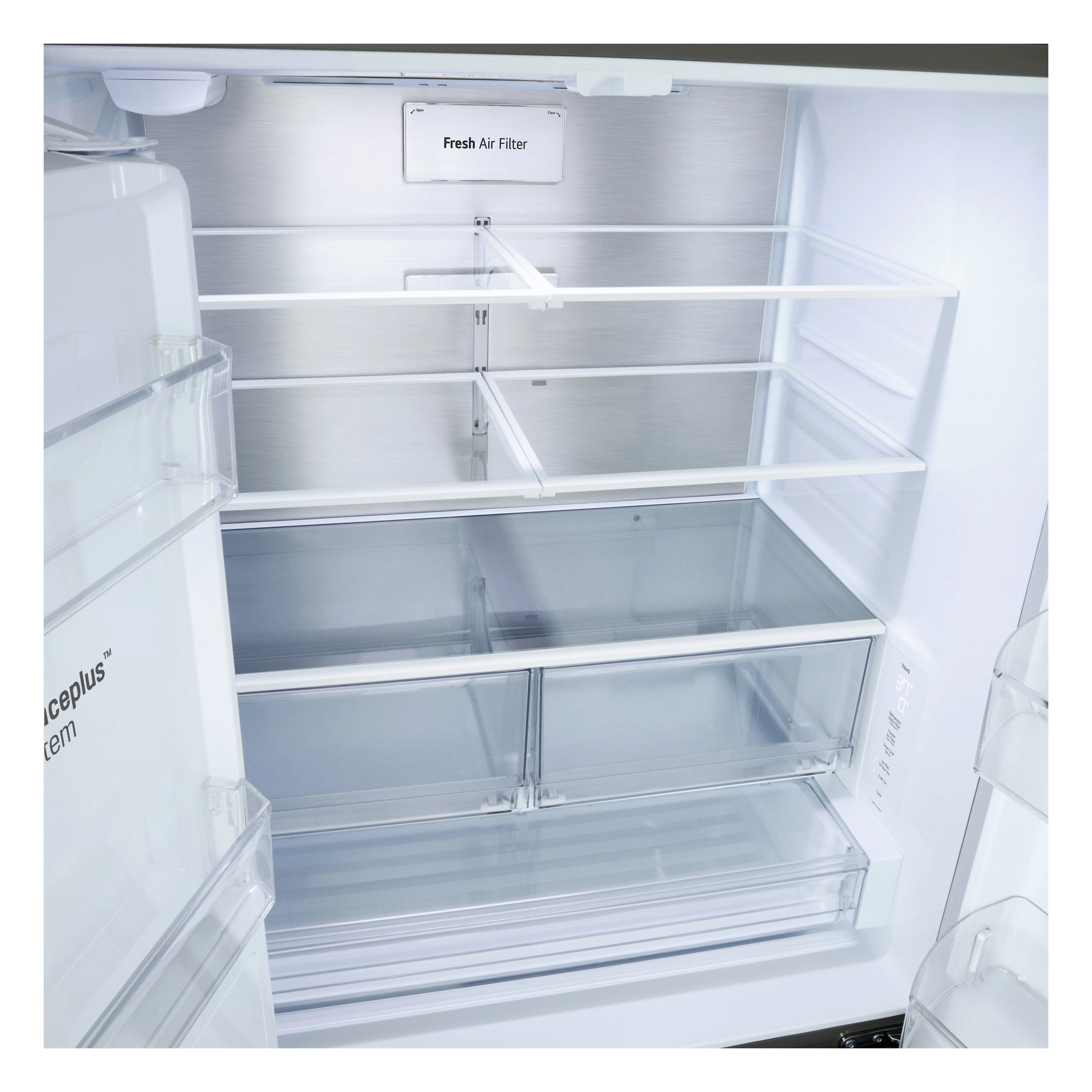 LF24Z6530S LG 24 Cu Ft French Door Refrigerator - Counter Depth Stainless Steel-6