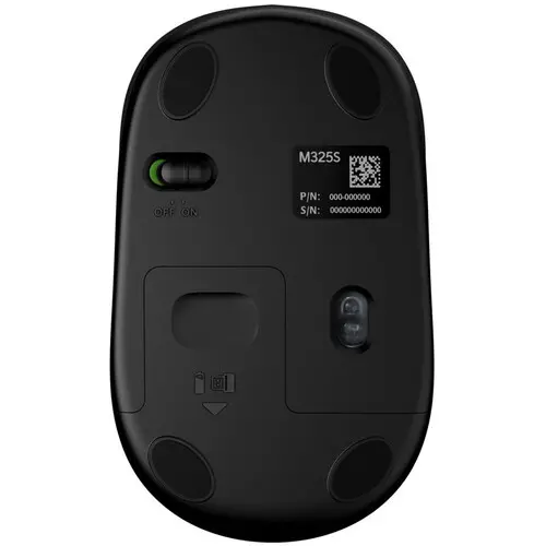 Logitech M325S Wireless Mouse - Black-3