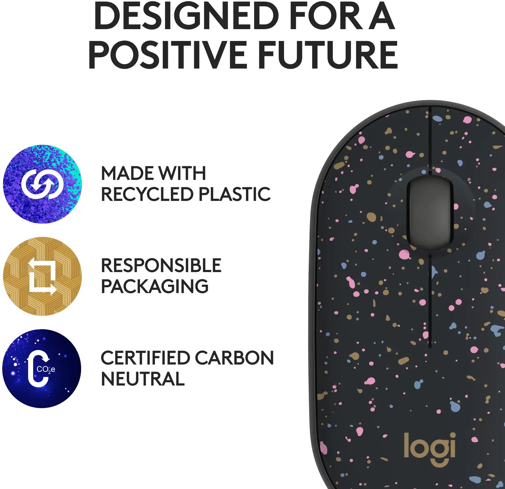 Logitech M340 Wireless Mouse - Speckles-7