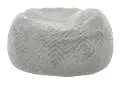 600-98/GREY2902-28 Sploosh Gray Comfort Sac Lounge Chair