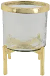 Aria Gold 7  Glass Tabletop Decor