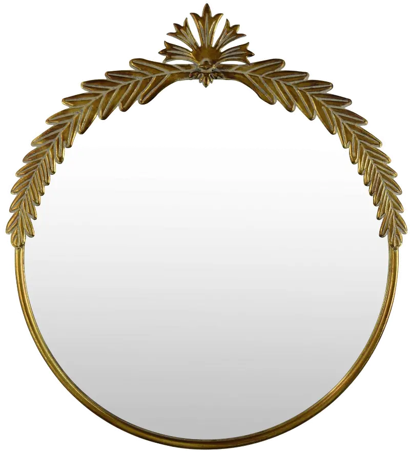 Gold and Glass Wall Decor