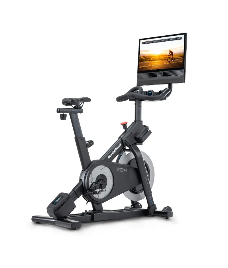 NordicTrack X24 Bike with 20% Incline to -10% Decline and Pivoting 24