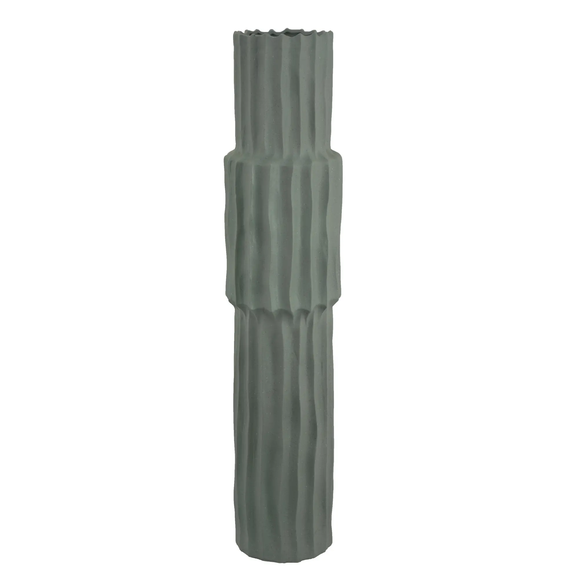 29.5 Green Cactus Ceramic Vase-1