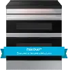 NSI6DG9550SR Samsung Bespoke 6.3 Cu Ft Smart Slide-In Induction Range with Flex DuoTM - Stainless Steel