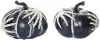 Assorted Black Pumpkin with Skeleton Hand