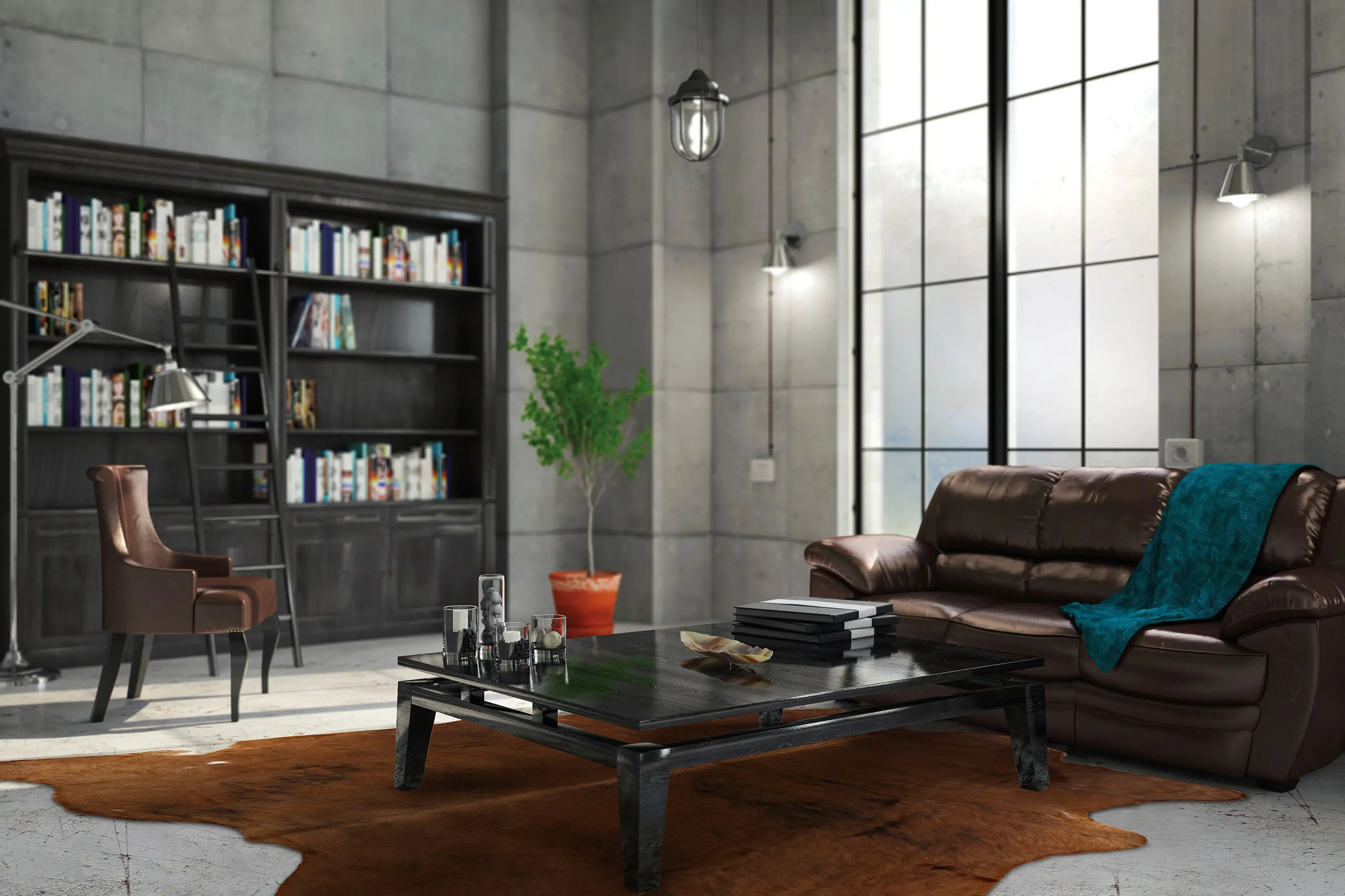Brown Brindle Cowhide Skin-2