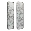 Metal and Glass Mirrors Set of 2