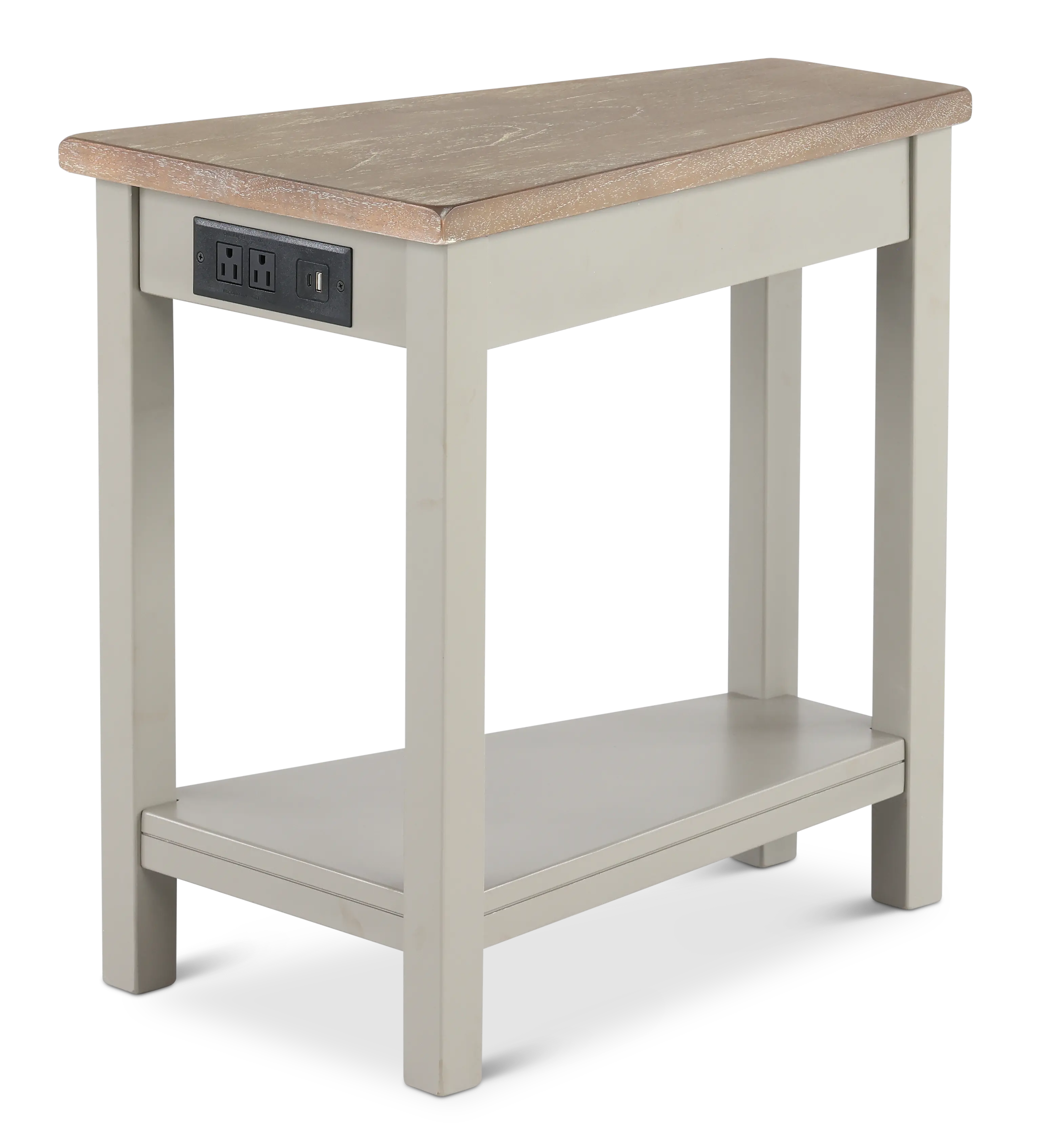 Wedge Gray Side Table-7