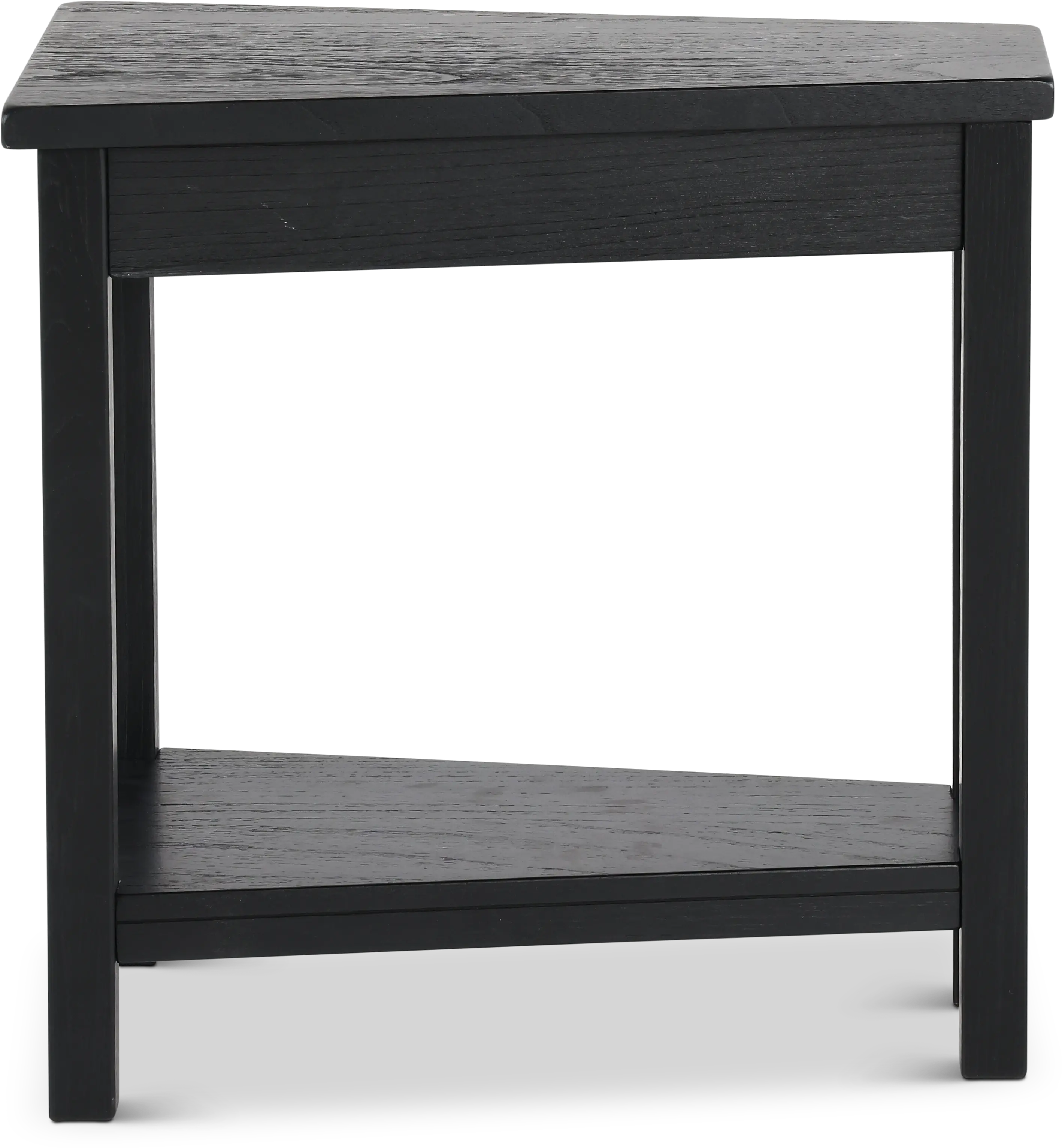 Wedge Black Chairside Table-6