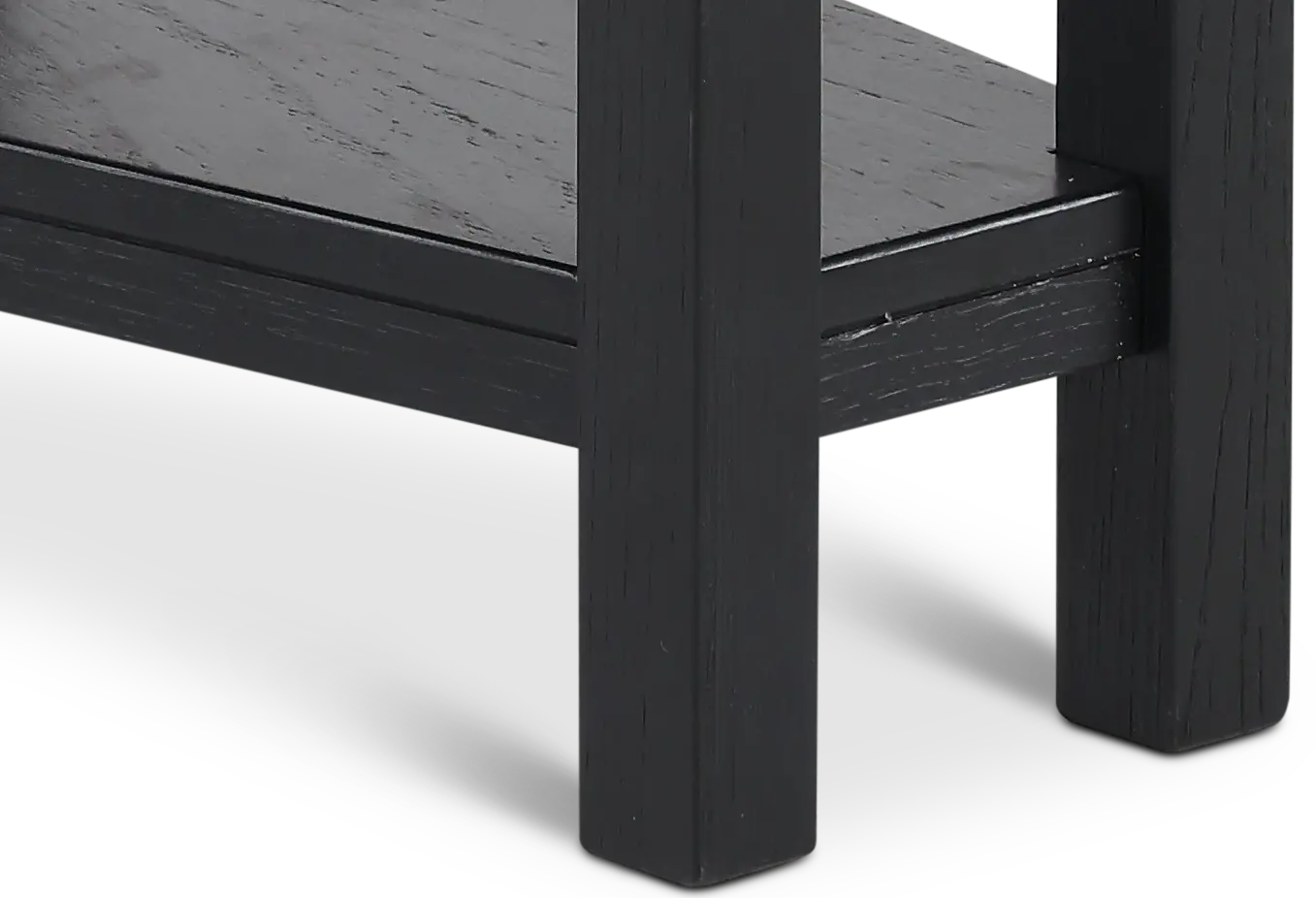 Wedge Black Chairside Table-8
