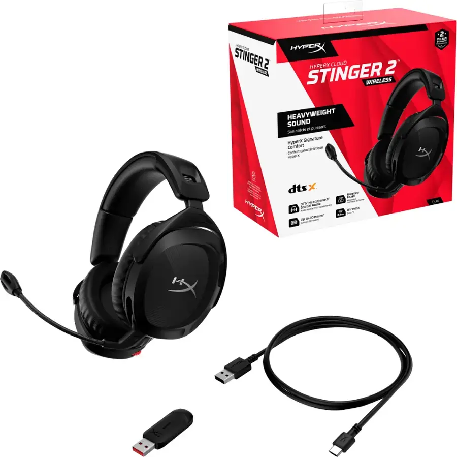 NAE-HP-676A2AA HyperX Cloud Stinger 2 Wireless Gaming Headset-2