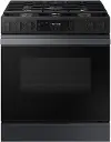 NSG6DG8100MT Samsung Bespoke 6.0 Cu Ft Smart Slide-In Gas Range - Matte Black Steel