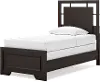 Coventry Dark Brown Twin Bed