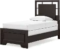 Coventry Dark Brown Twin Bed