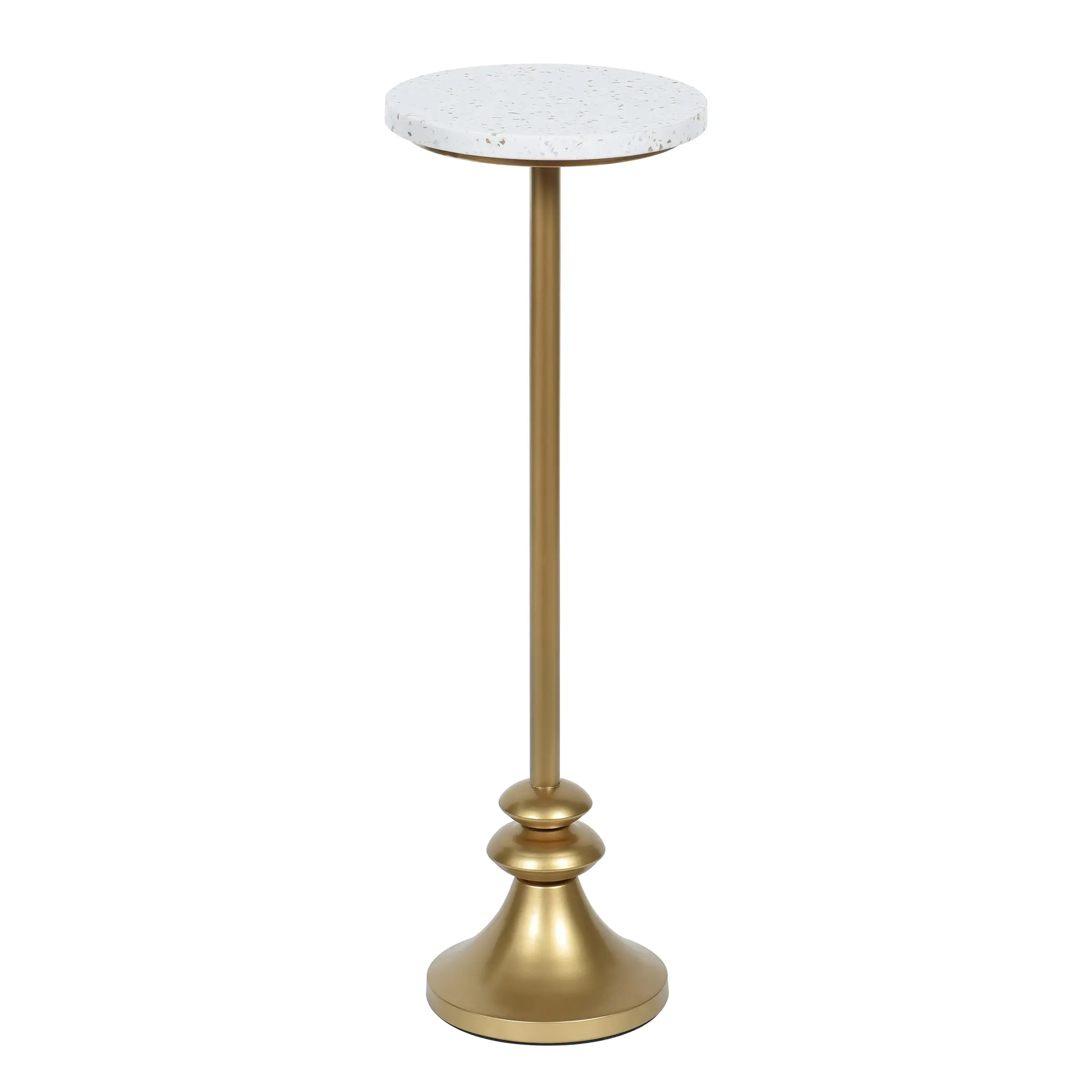 24 Gold Pedestal Drinking Table-1