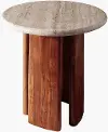AUC003-202020 Abacus Marble End Table