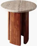 AUC003-202020 Abacus Marble End Table