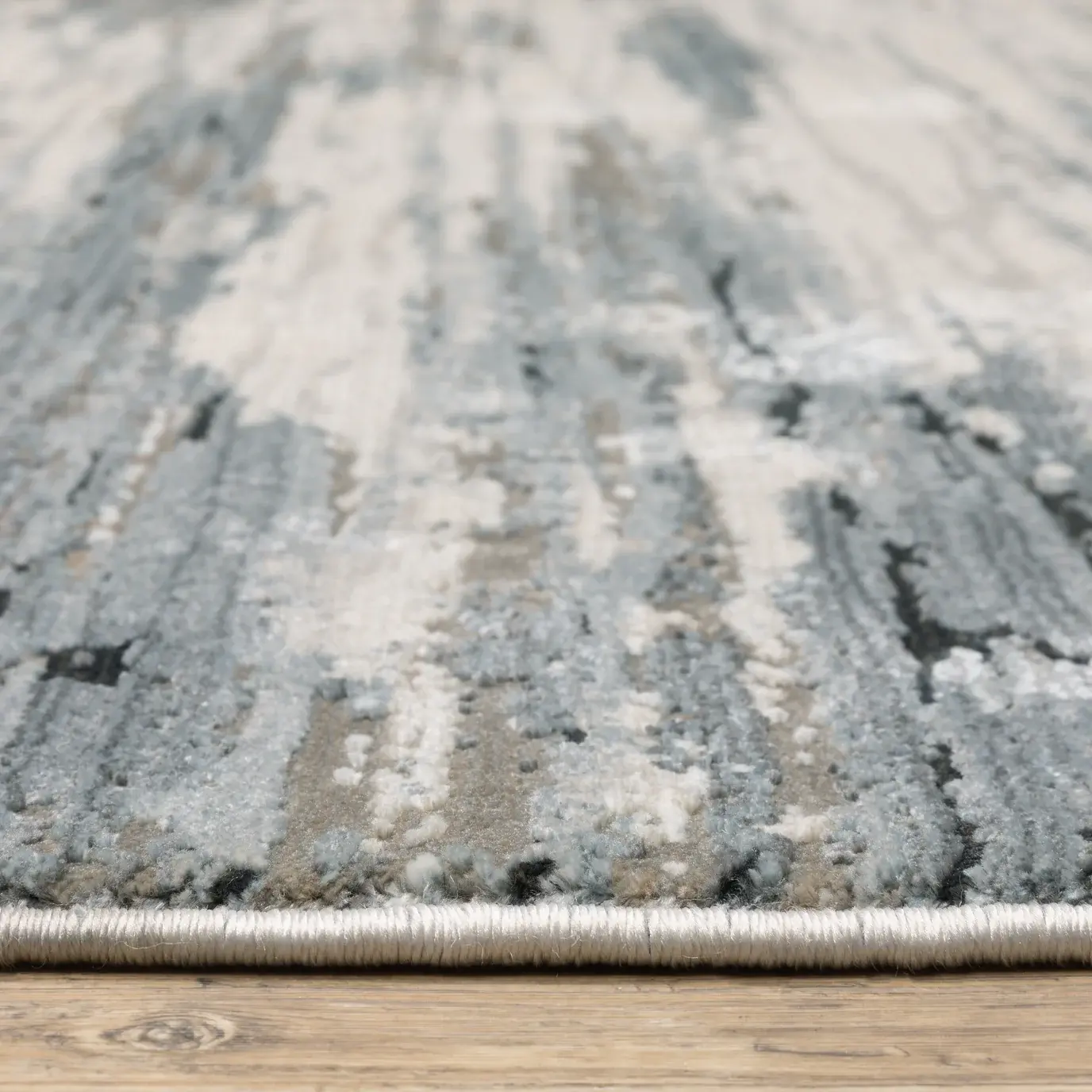 Caravan 5 x 8 Beige Blue Area Rug-6