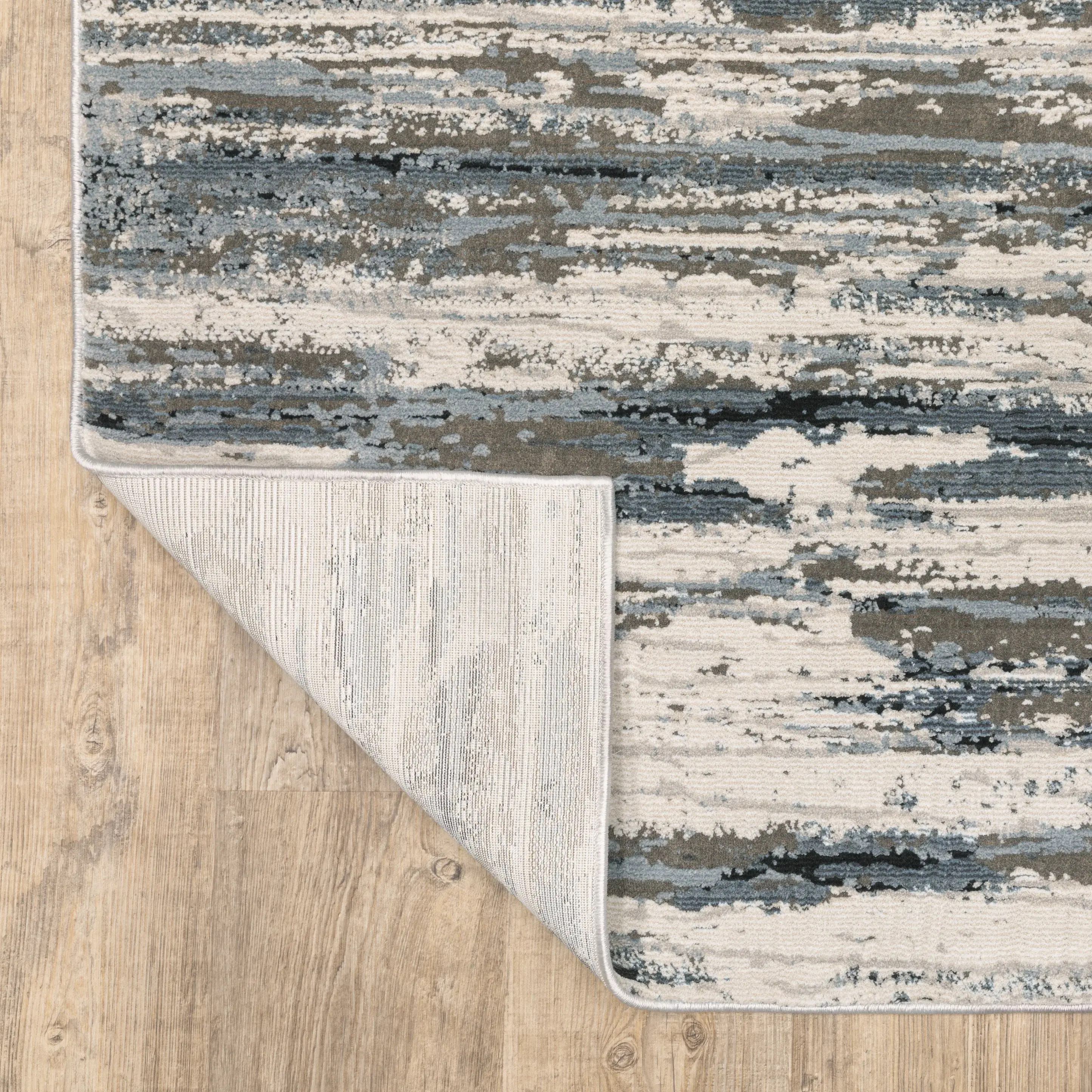 Caravan 5 x 8 Beige Blue Area Rug-8