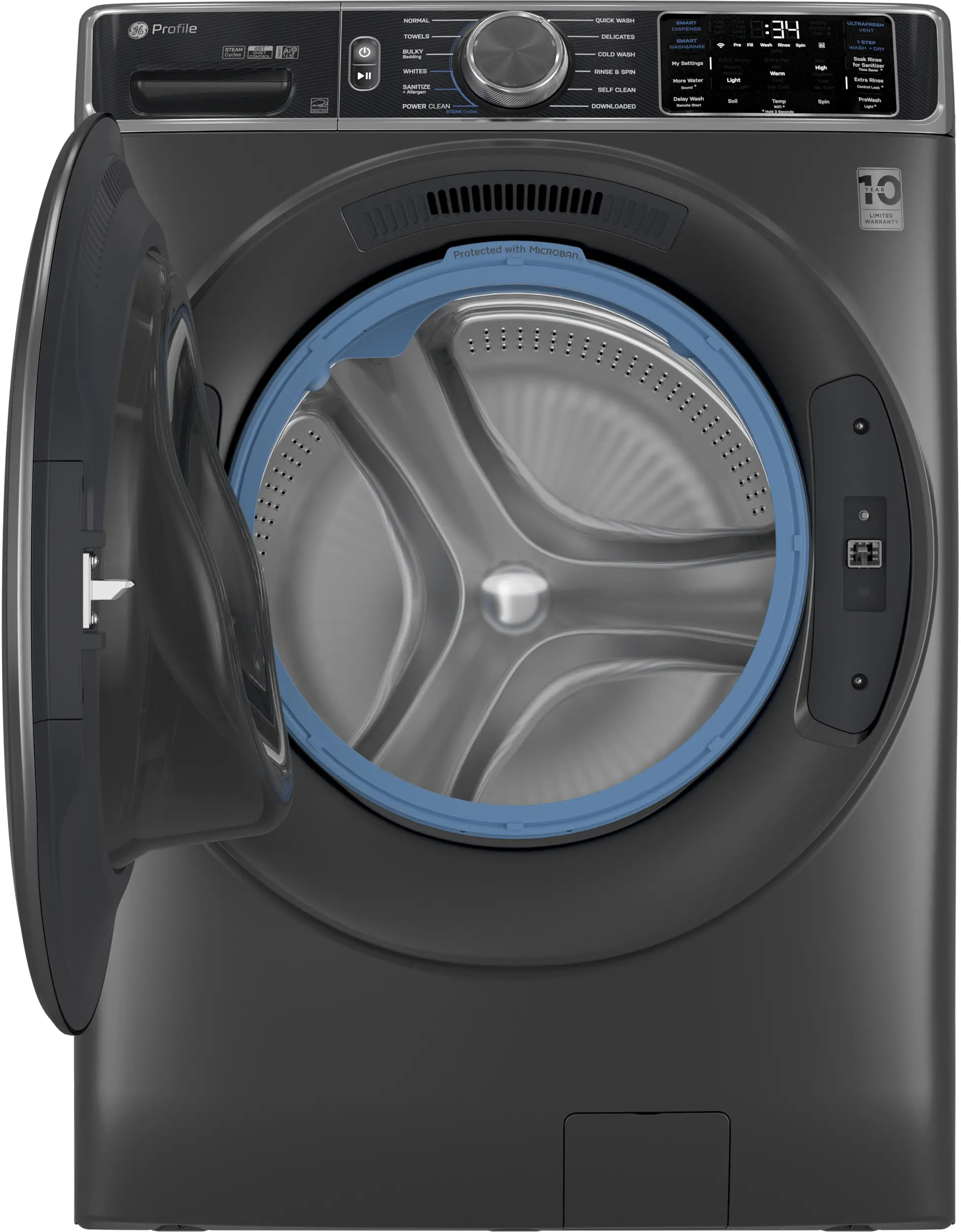 PFW955SPWDS GE Profile™ 5.5 Cu Ft Front Load Smart Washer - Carbon Graphite-13