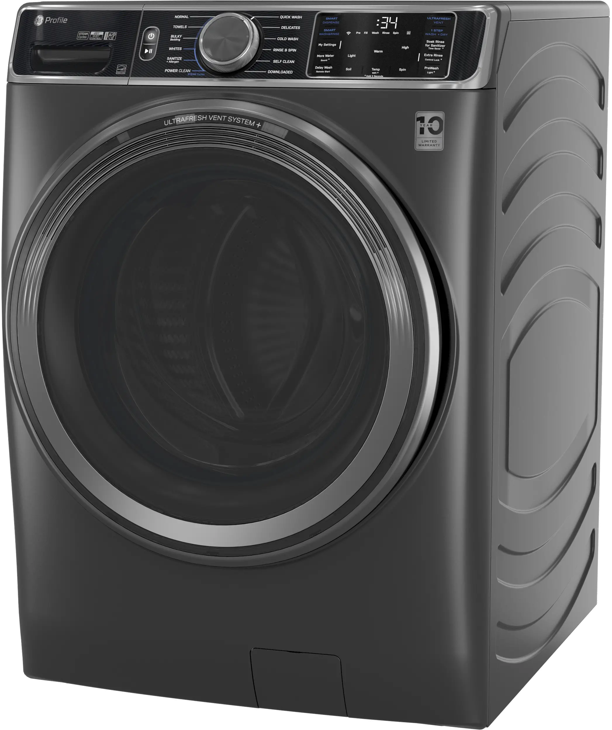 PFW955SPWDS GE Profile™ 5.5 Cu Ft Front Load Smart Washer - Carbon Graphite-15