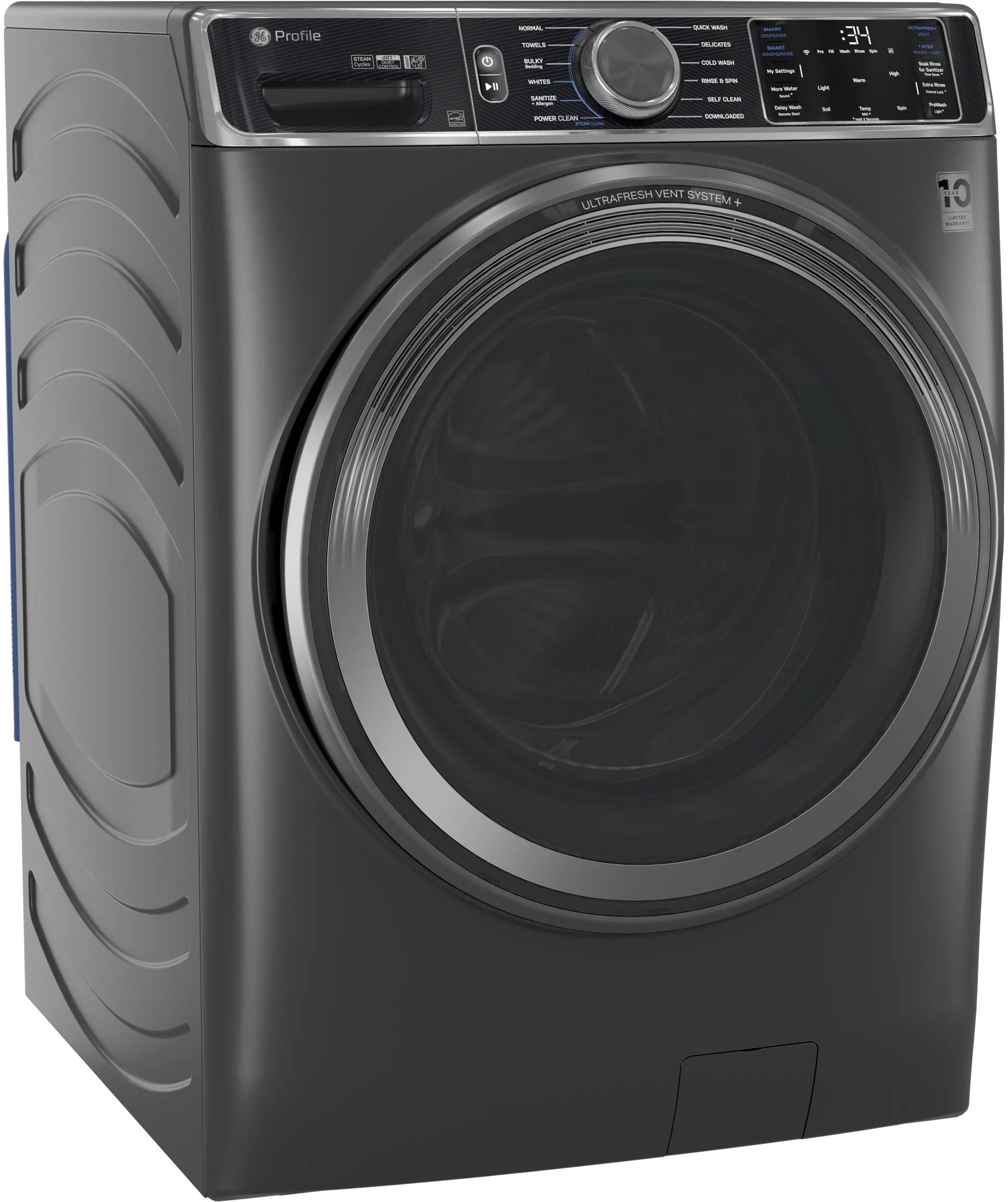 PFW955SPWDS GE Profile™ 5.5 Cu Ft Front Load Smart Washer - Carbon Graphite-16