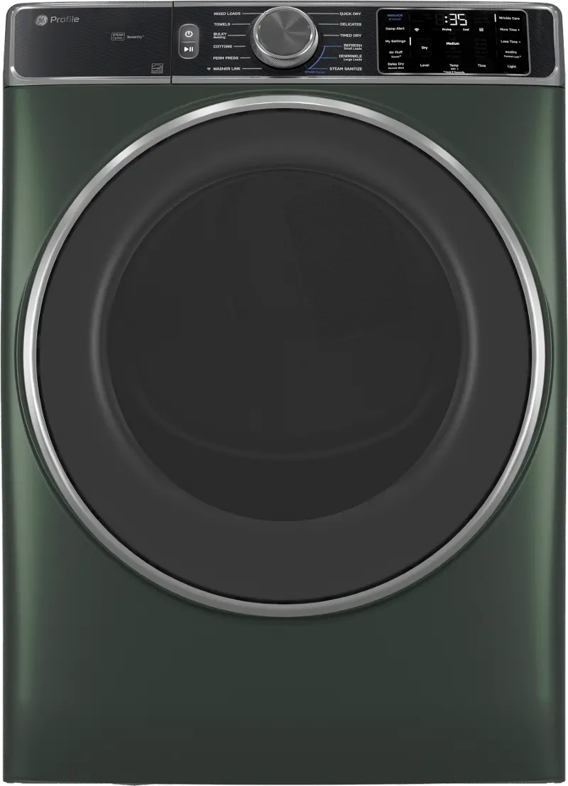 GE Profileâ„¢ 7.8 Cu Ft Smart Gas Dryer - Jade Green