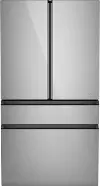CJE23DM5WS5 GE Cafe 23 Cu Ft 4-Door French Door Refrigerator - Counter Depth Platinum Glass