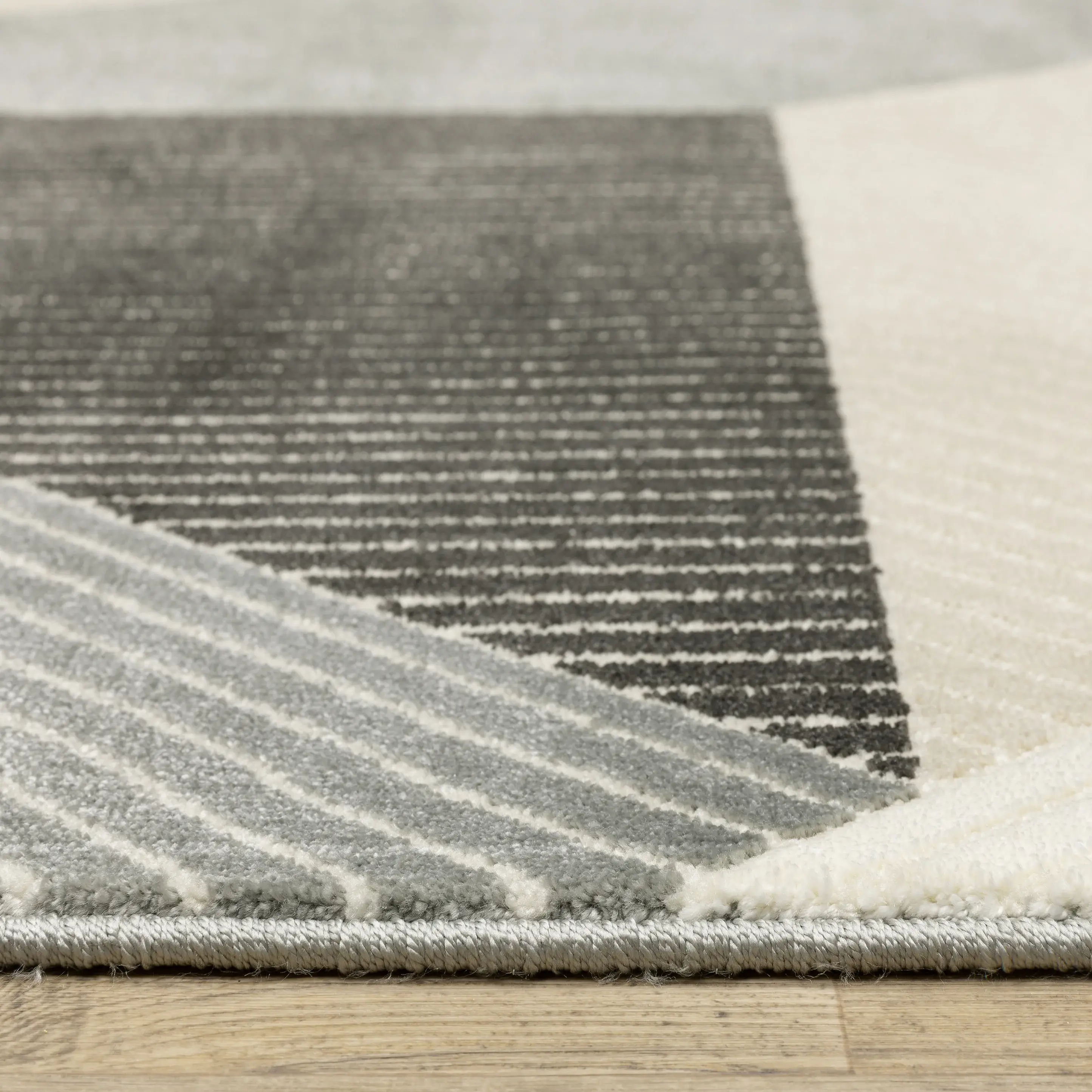 Raylan 5 x 8 Geometric Black Area Rug-4