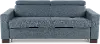 Chelsea Steel Blue Queen Rollout Sleeper Sofa