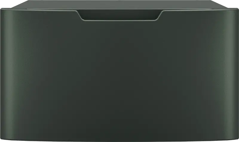 GE Jade Green Storage Laundry Pedestal