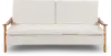 Olaf Linen Split-Back Convertible Sleeper Sofa