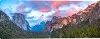 MS3015OS/YOSEMITE-SUN/CANVAS Yosemite Sunrise Panoramic Canvas