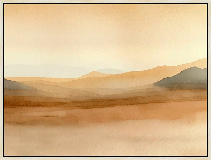 Desert Haze Framed Art