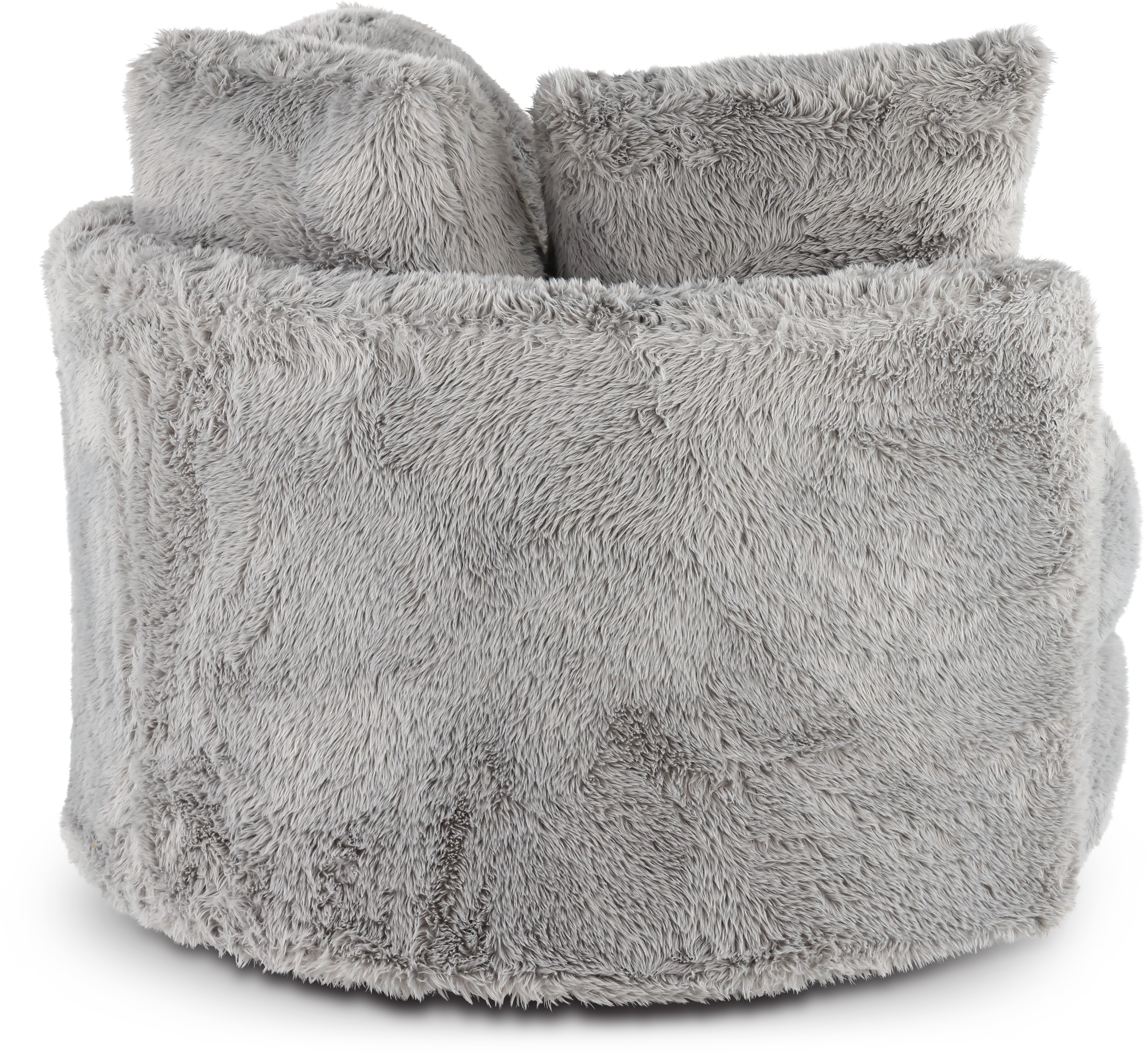 Rebecca Dove Fur Swivel Chair-7