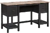 Raven Oak Black Student Desk