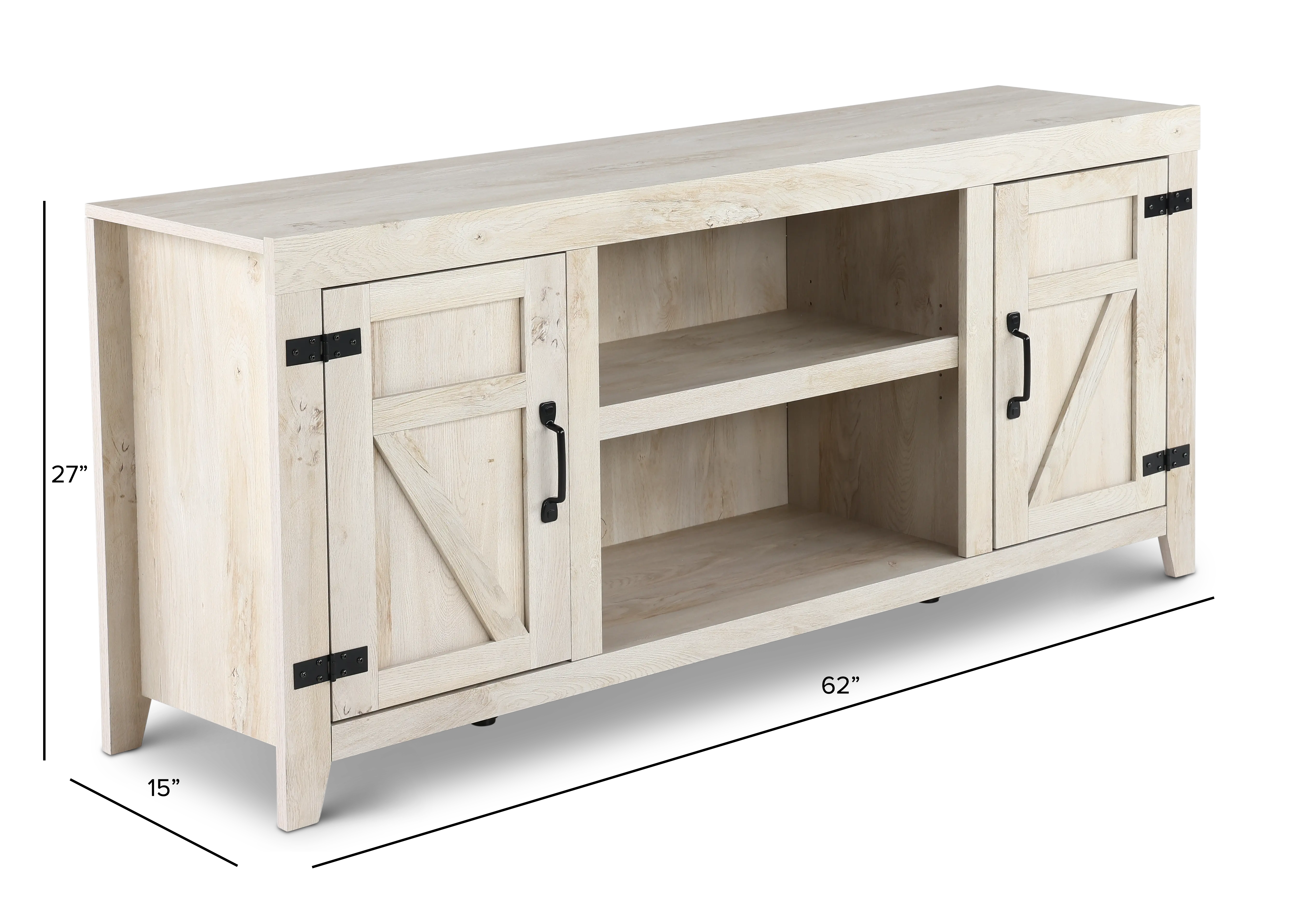 Chalked Chestnut Natural TV Stand-3