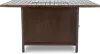 Adeline Brown Counter Height Fire Pit Table