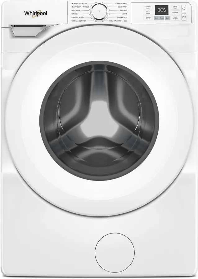 WFW4720RW Whirlpool 4.5 Cu Ft Front Load Washer - White-1