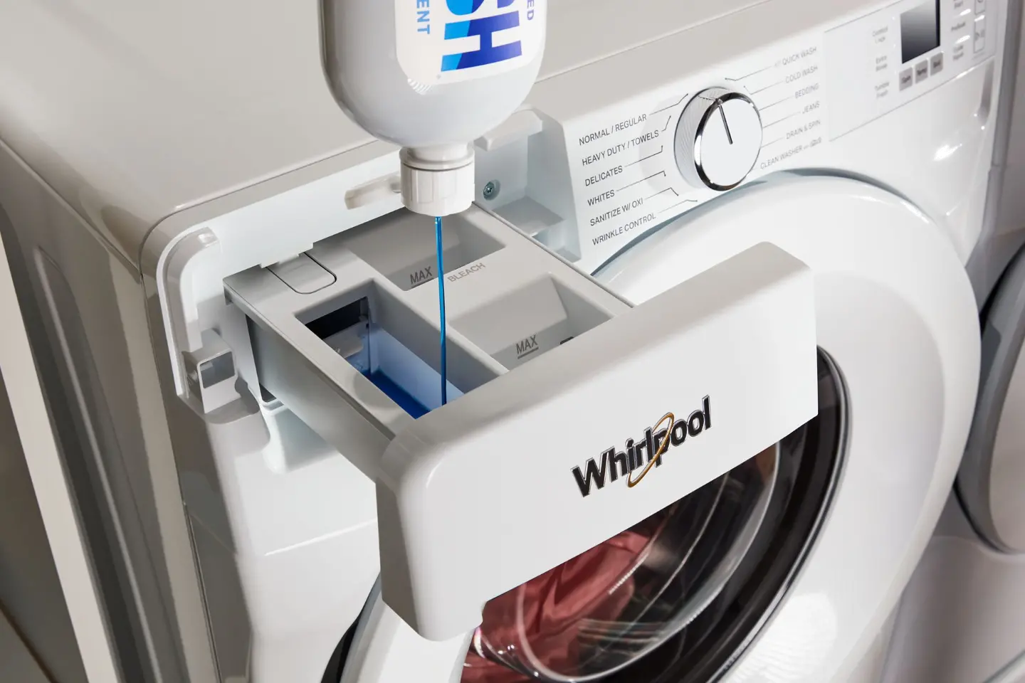 WFW4720RW Whirlpool 4.5 Cu Ft Front Load Washer - White-4