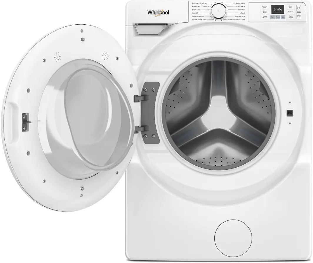 WFW4720RW Whirlpool 4.5 Cu Ft Front Load Washer - White-6