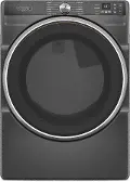WED6720RU Whirlpool 7.4 Cu Ft Smart Electric Dryer with Steam - Volcano Black