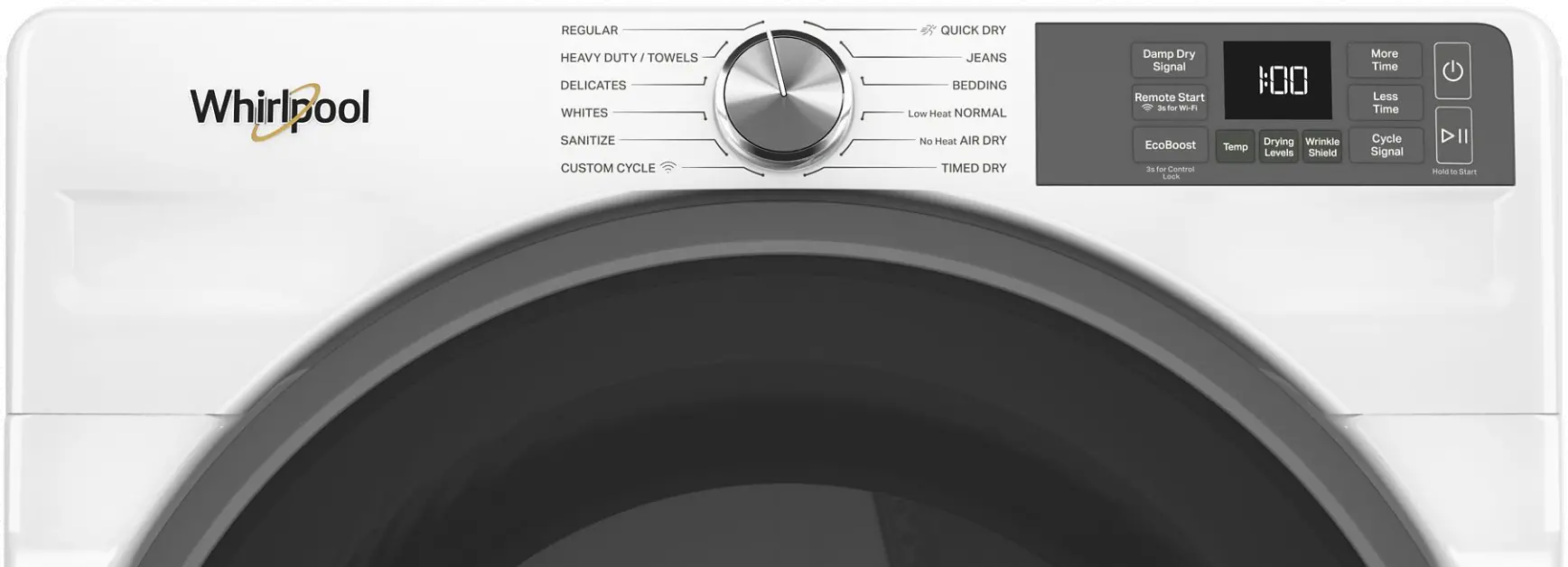 WGD5720RW Whirlpool 7.4 Cu Ft Smart Gas Dryer - White-4