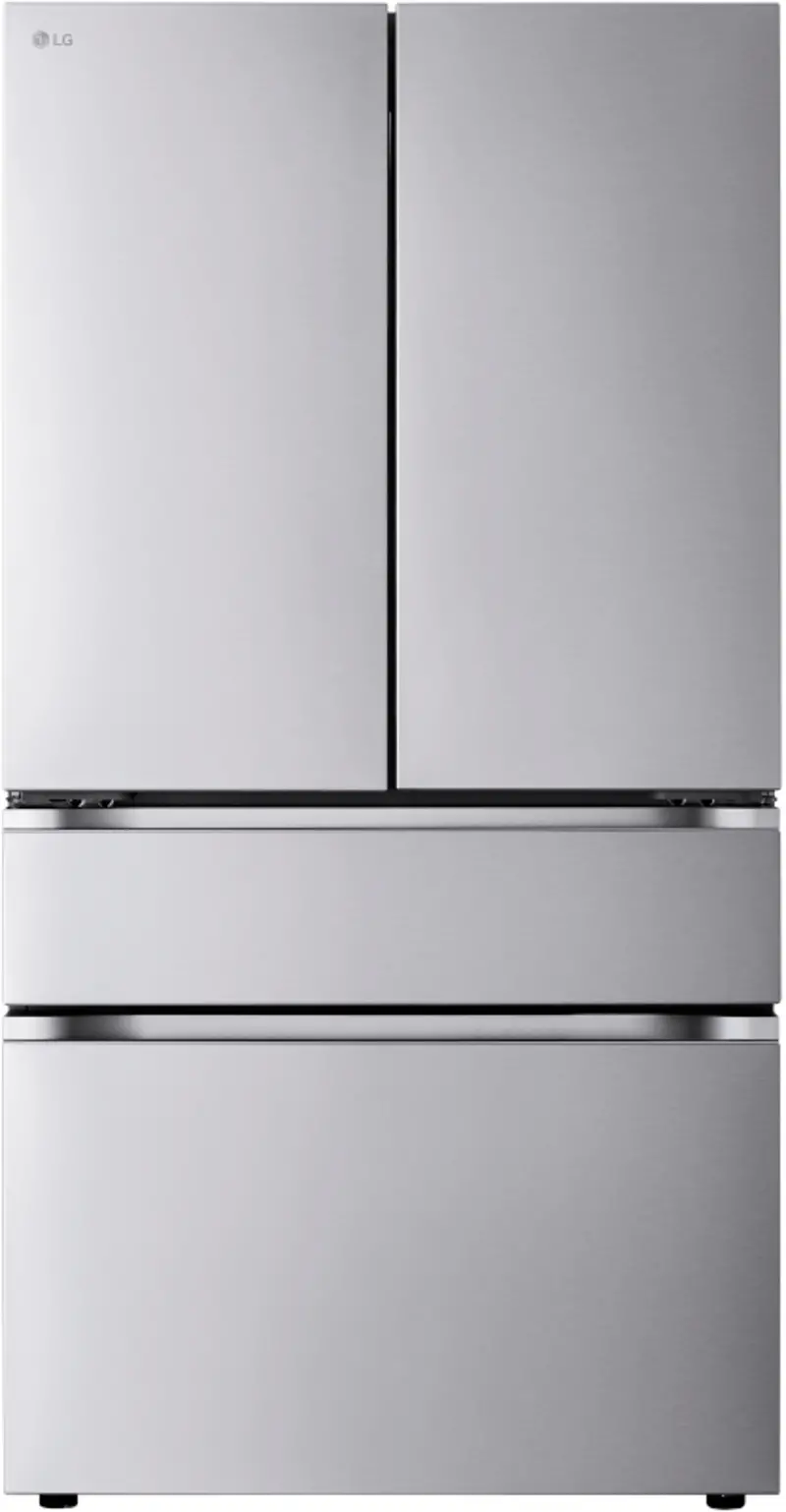 LG 26 Cu Ft 4-Door French Door Refrigerator - Counter Depth Stainless Steel