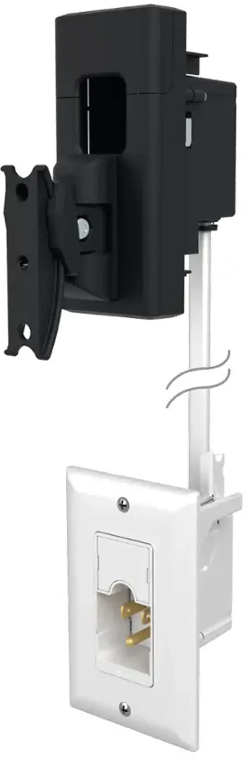 SANUS Tilt & Swivel Speaker Wall Mount and Power Kit