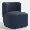 20-10VLVINK Neko Velvet Ink Swivel Chair